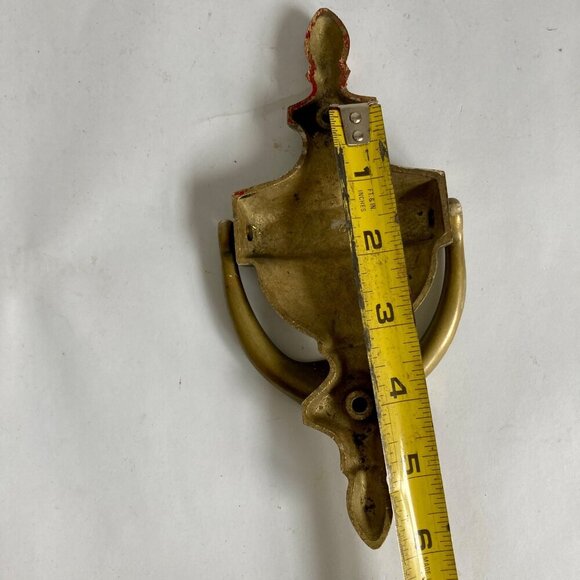 Vintage Brass Door Knocker 7.5" - Picture 5 of 5